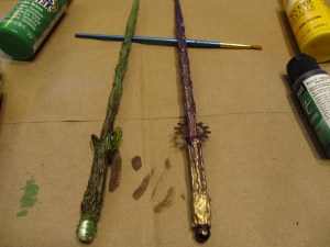 First dry brush coat